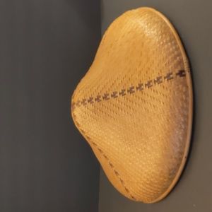 Vintage Asian/ Vietnamese Oriental Rice Field Woven Hat